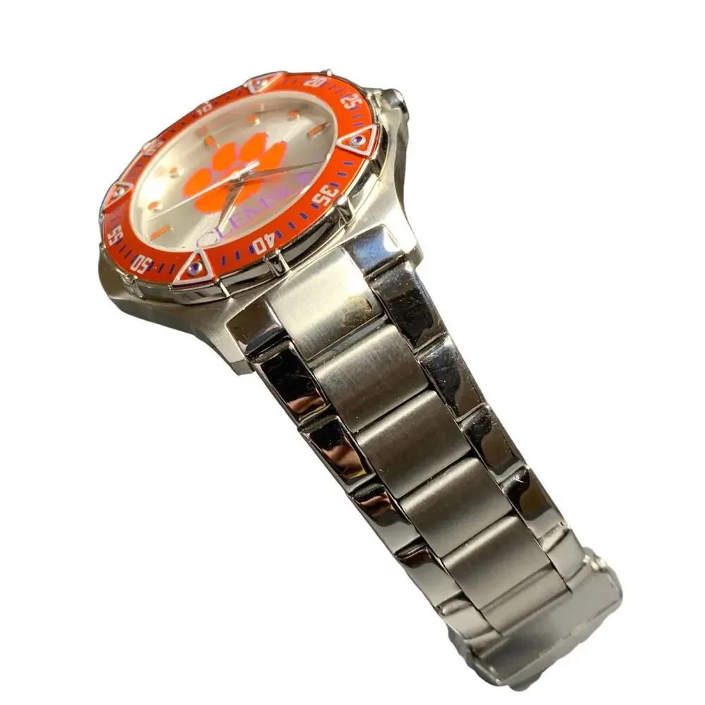 Clemson Tigers Competitor AnonChrome Color Bezel Watch